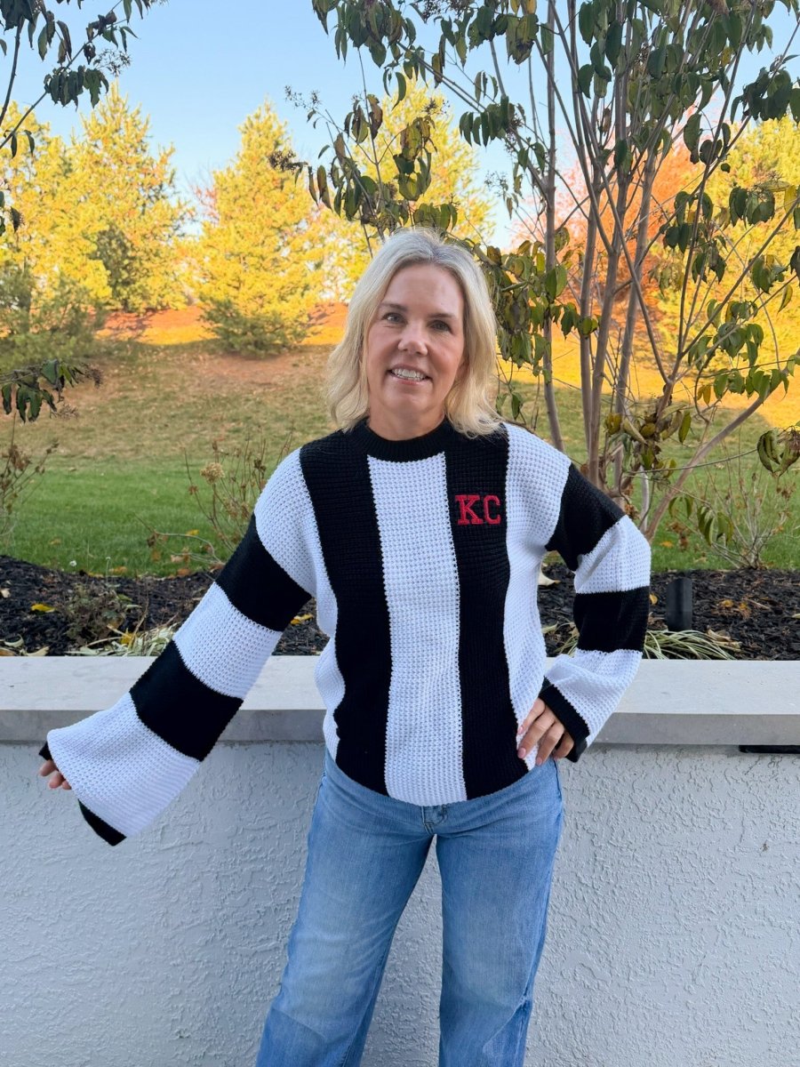 Artisan KC Britt Striped Sweater - Revel Boutique