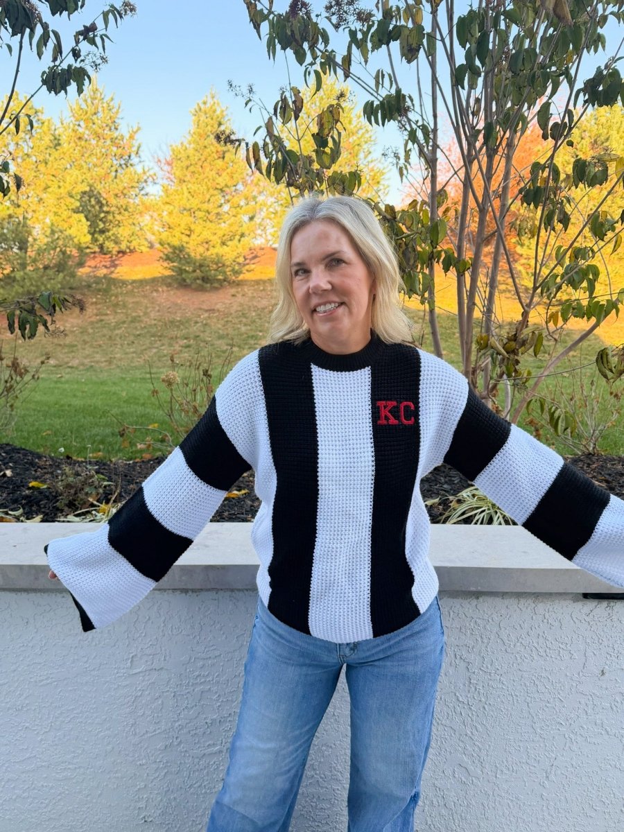 Artisan KC Britt Striped Sweater - Revel Boutique