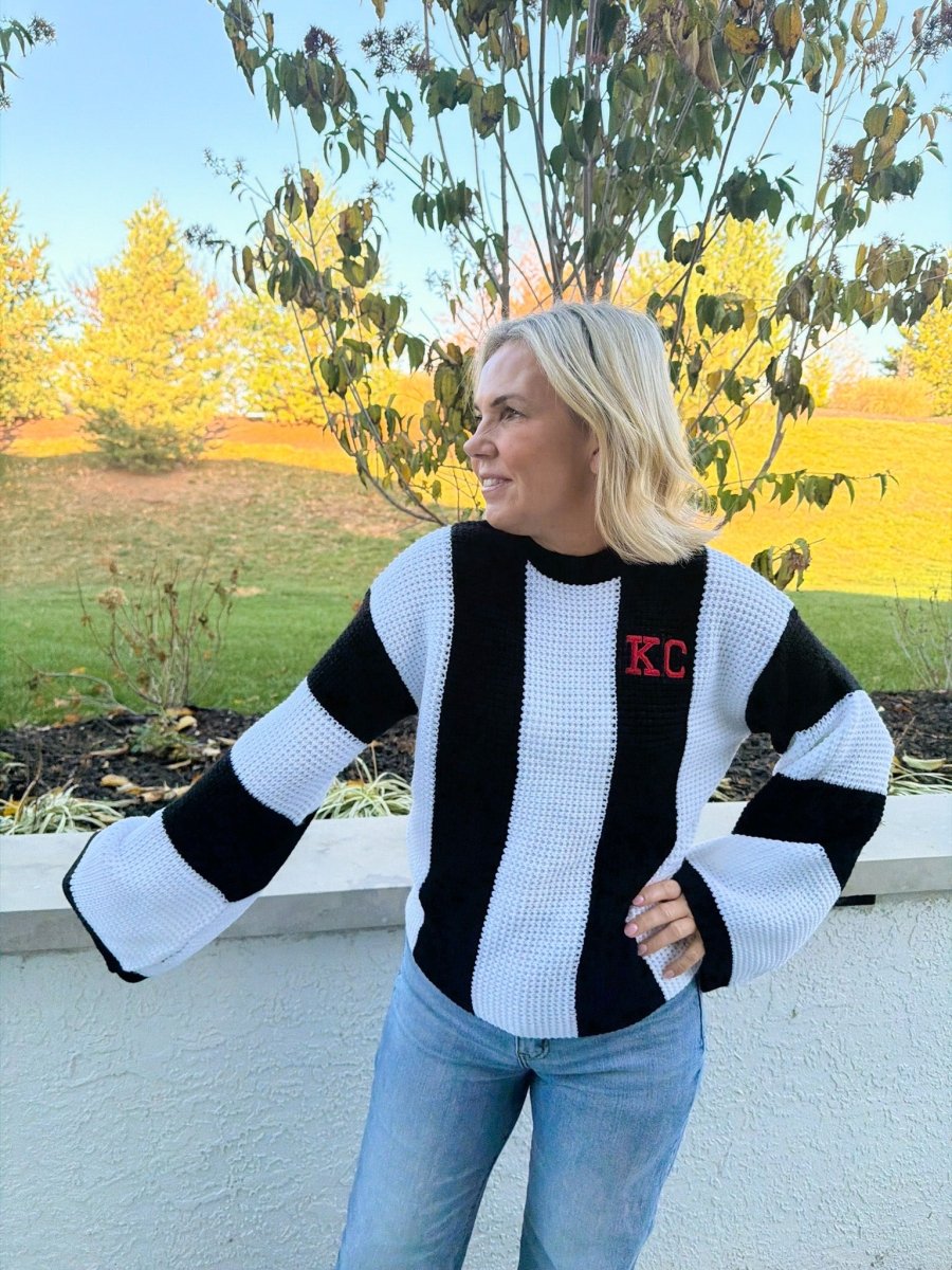 Artisan KC Britt Striped Sweater - Revel Boutique