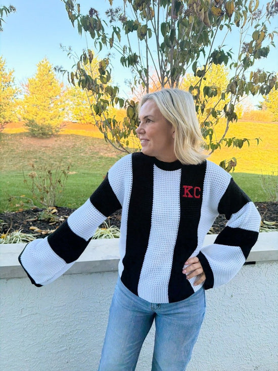 Artisan KC Britt Striped Sweater - Revel Boutique