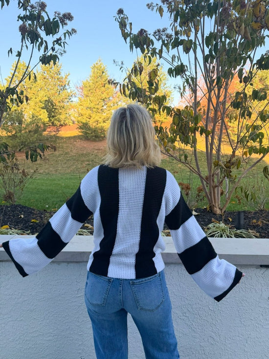 Artisan KC Britt Striped Sweater - Revel Boutique
