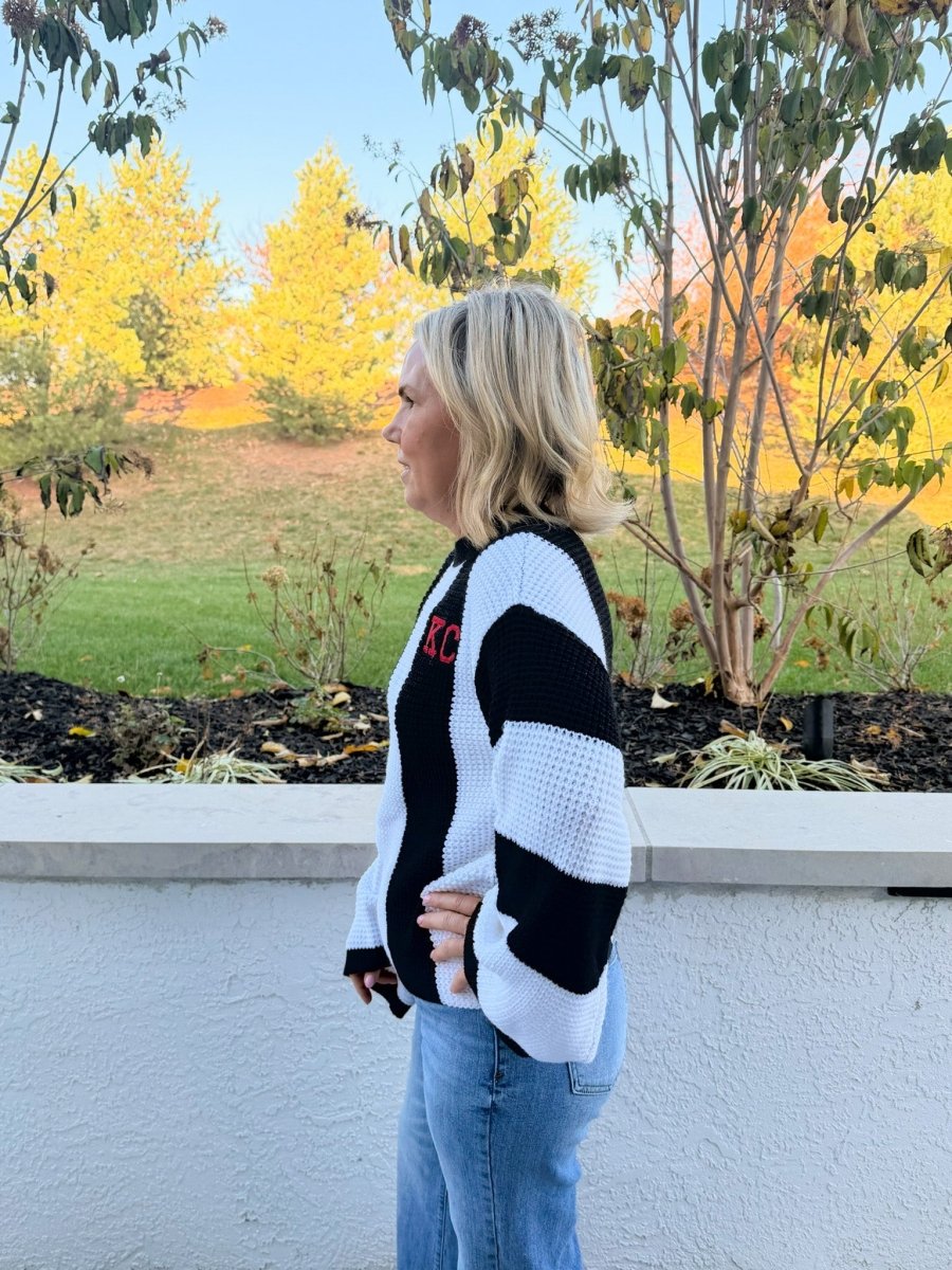 Artisan KC Britt Striped Sweater - Revel Boutique