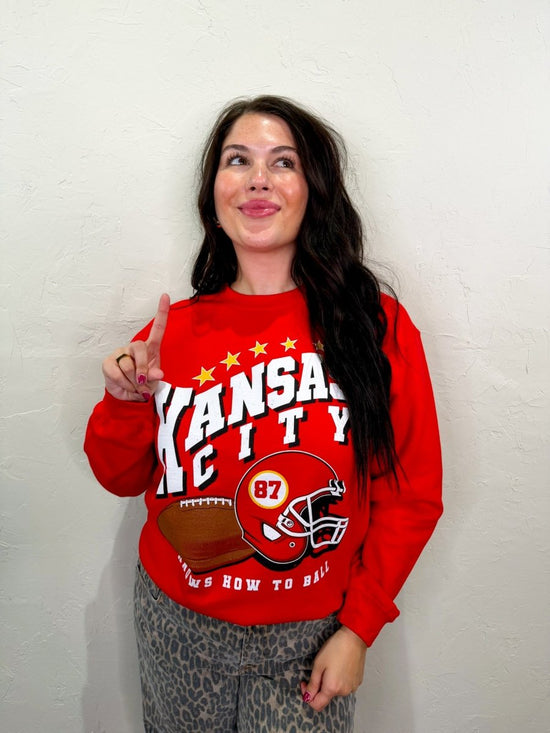 Artisan KC Knows Ball Sweatshirt - Revel Boutique