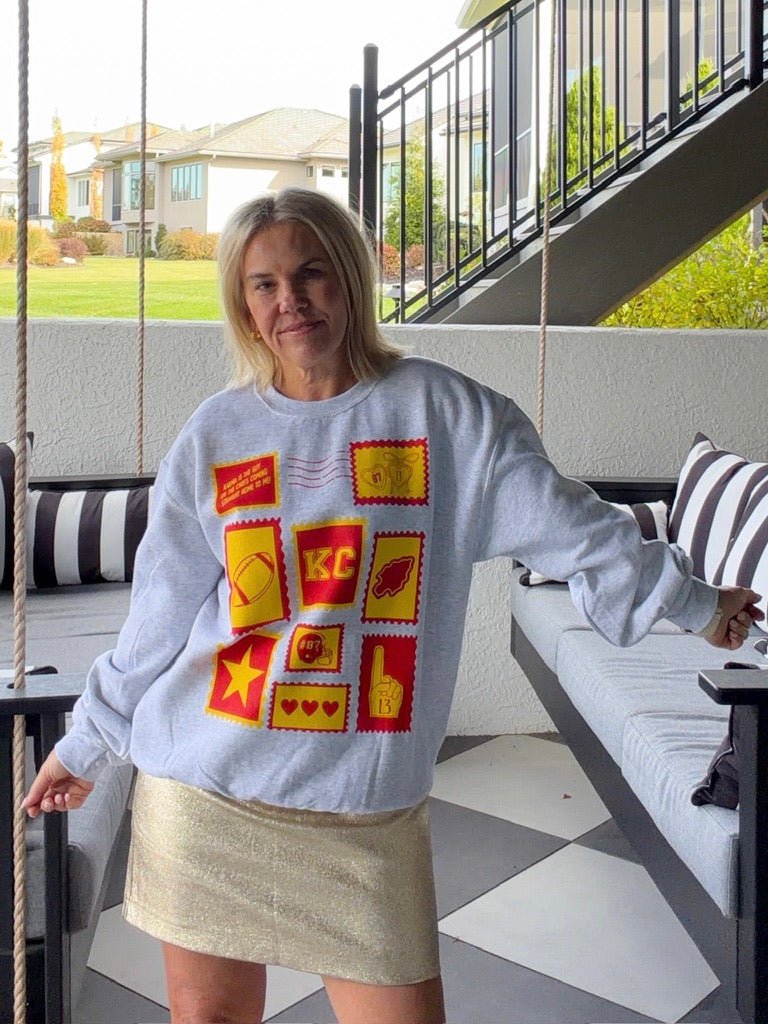 Artisan KC Stamps Sweatshirt - Revel Boutique