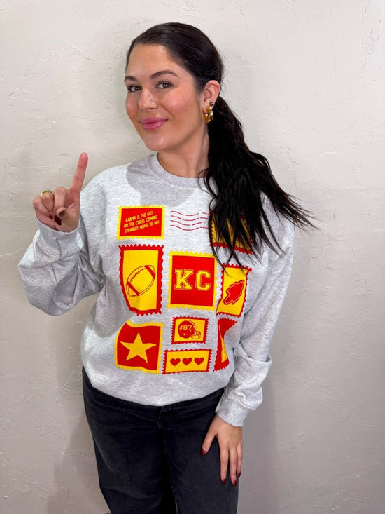 Artisan KC Stamps Sweatshirt - Revel Boutique