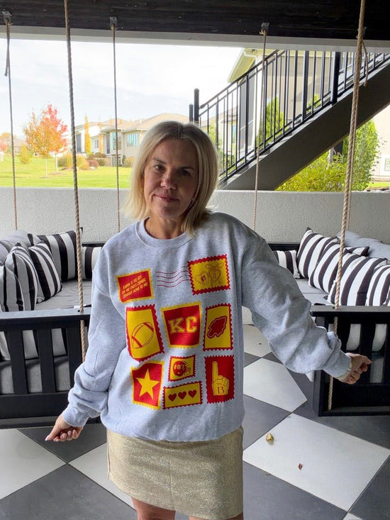 Artisan KC Stamps Sweatshirt - Revel Boutique