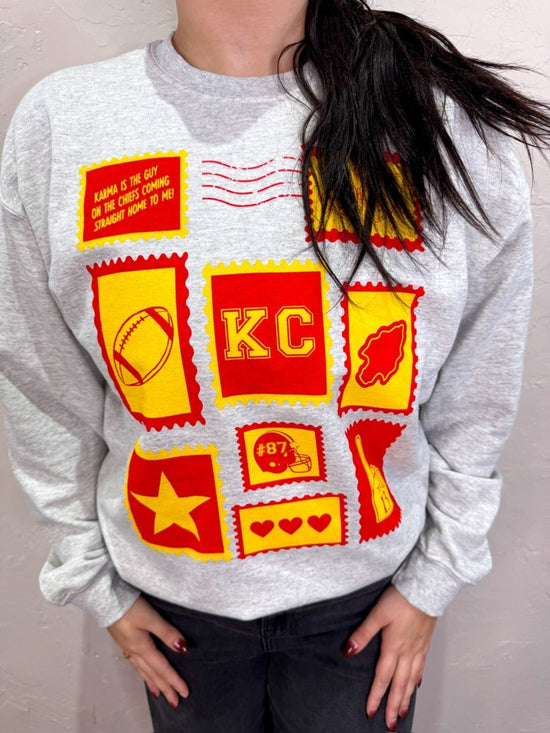 Artisan KC Stamps Sweatshirt - Revel Boutique