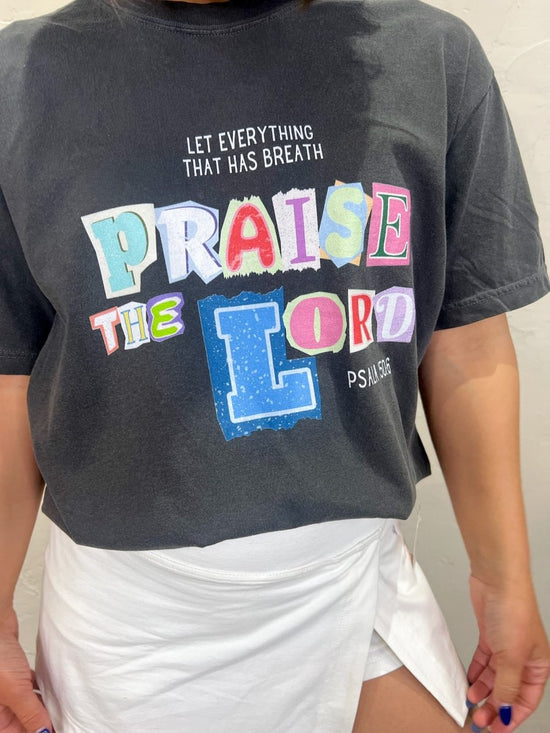 Artisan Praise The Lord Tee - Black - Revel Boutique
