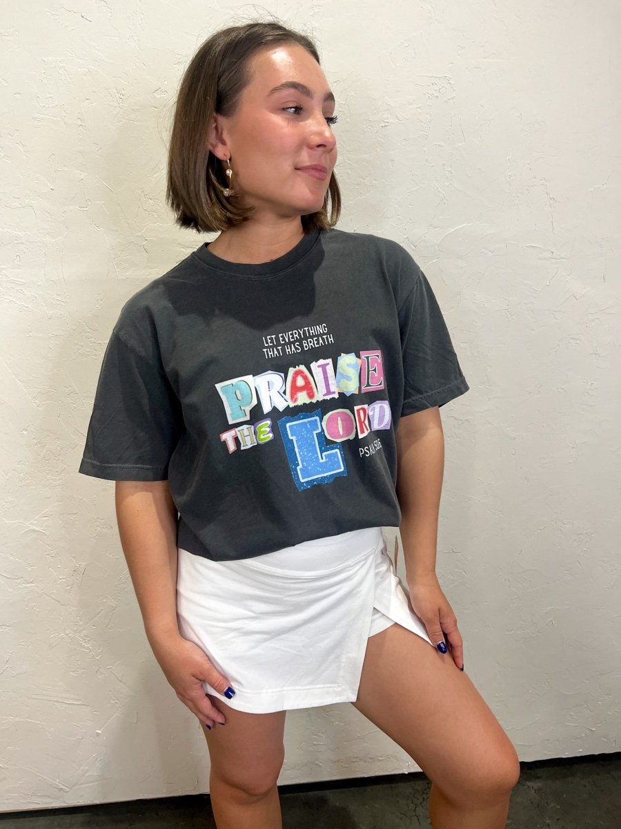 Artisan Praise The Lord Tee - Black - Revel Boutique