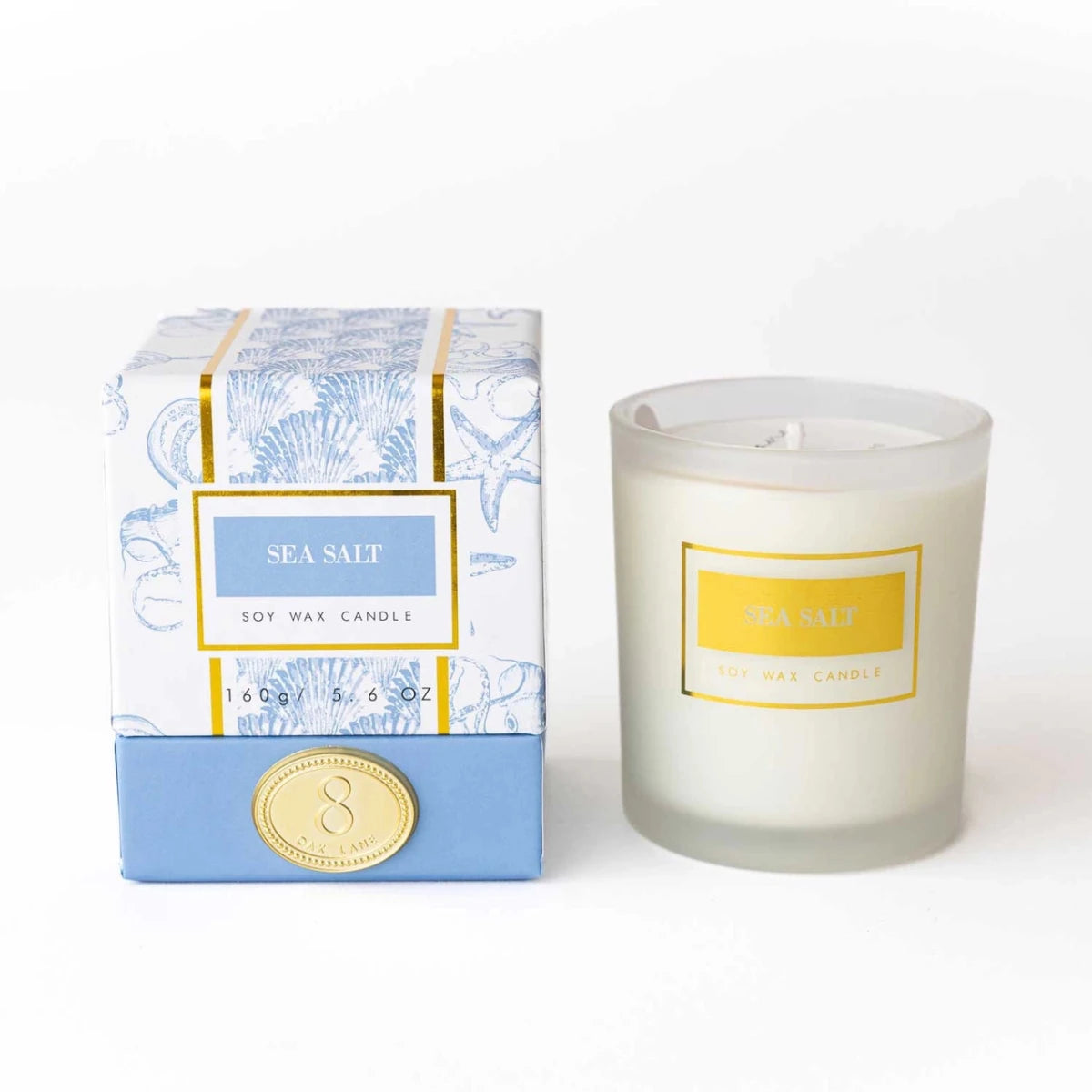 Artisan Sea Salt 5.6oz Soy Candle - Revel Boutique