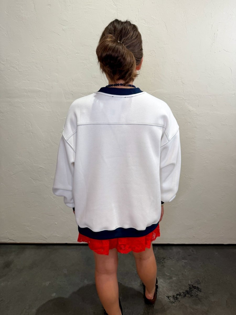 Artisan USA Flag Fleece Sweatshirt - Revel Boutique