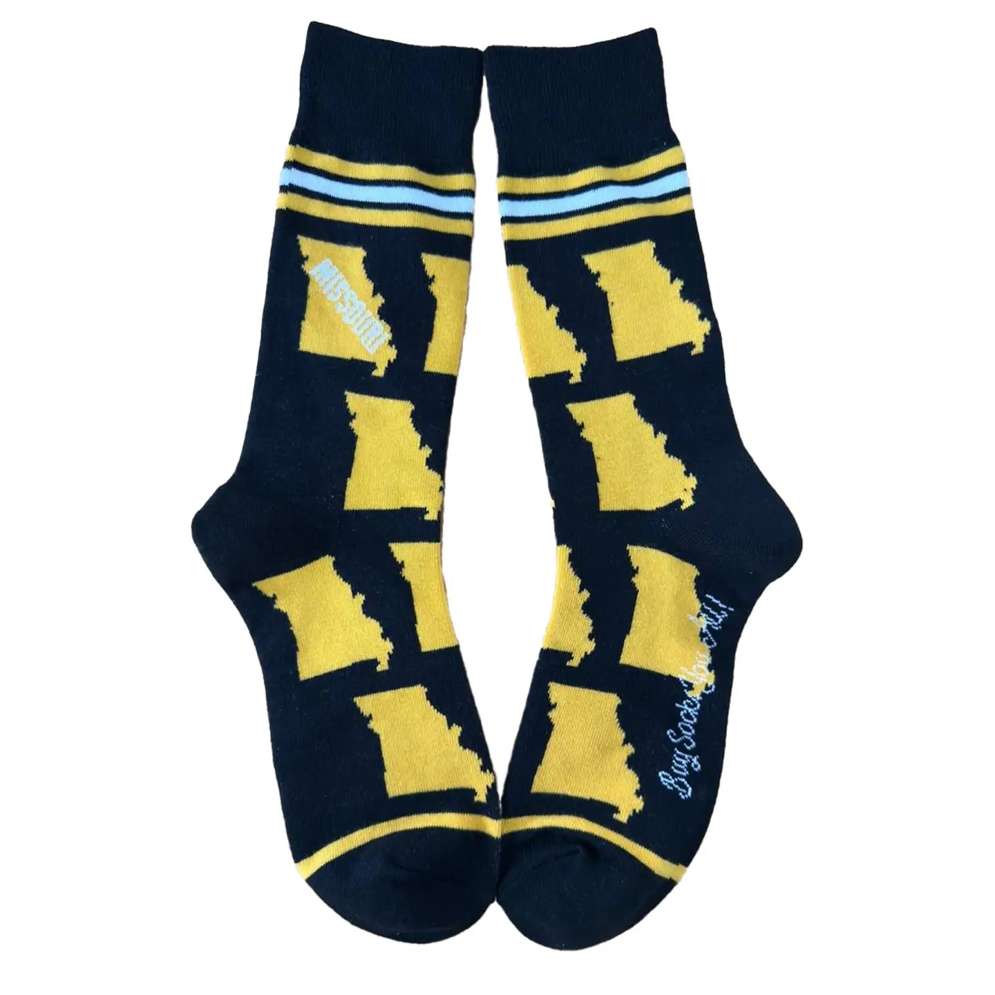 Missouri Socks-Black/Gold