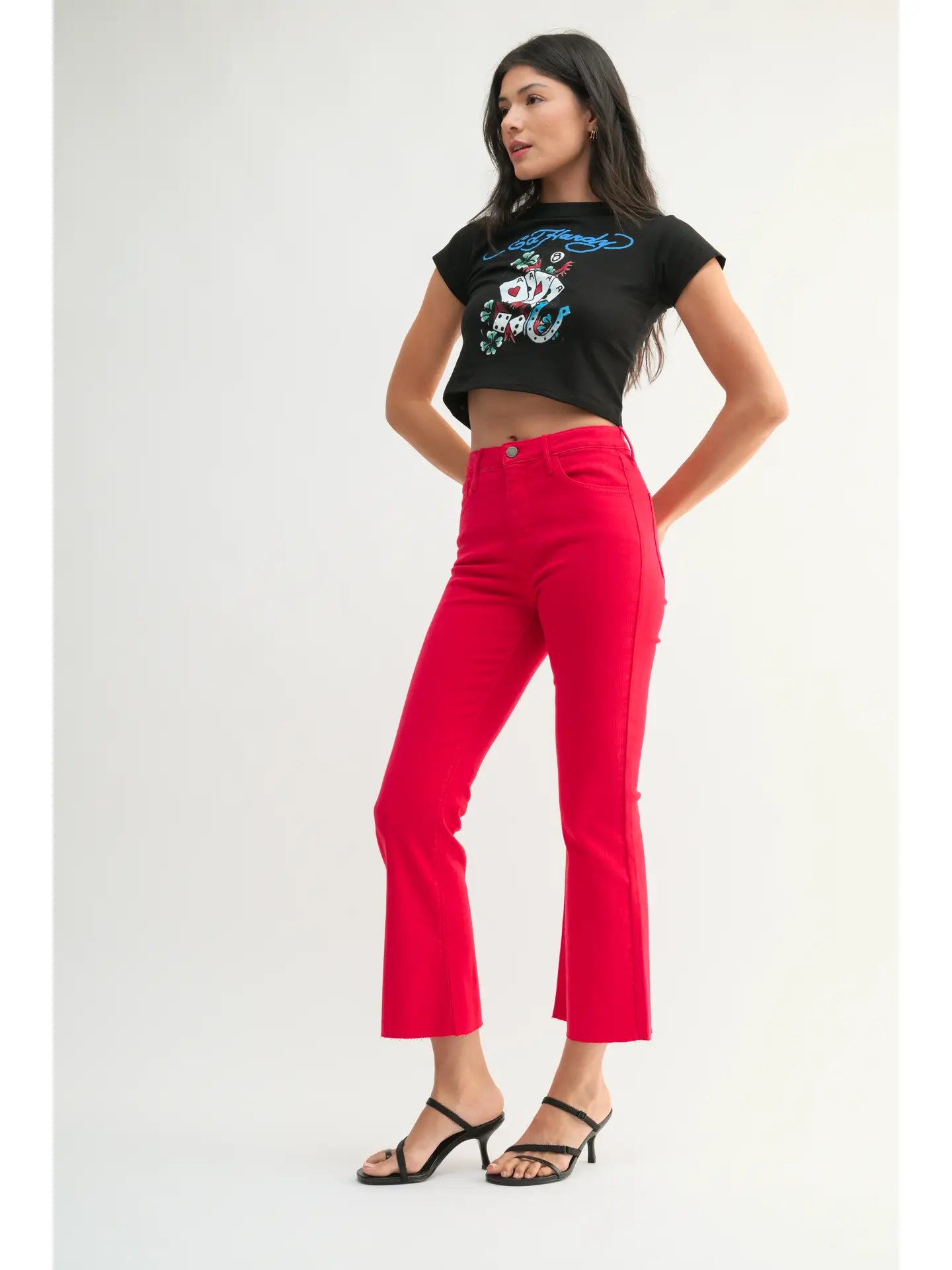 Big Red Game Day Jeans-Red