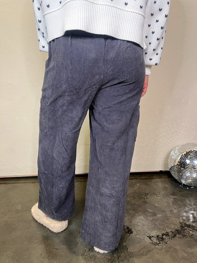 Balancing Act Corded Pants - Revel Boutique