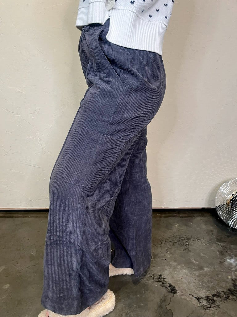 Balancing Act Corded Pants - Revel Boutique