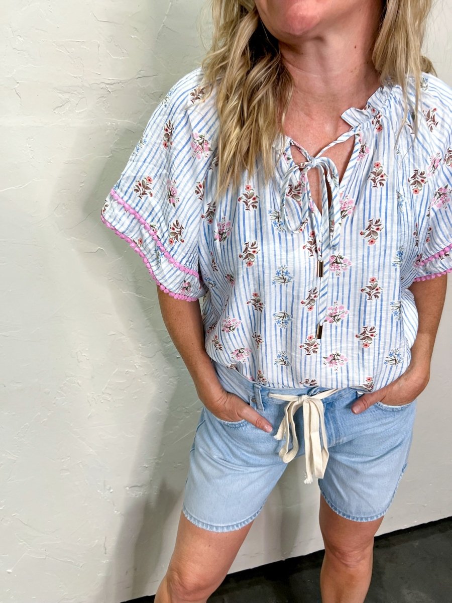 Beaumont Floral Blouse - Revel Boutique