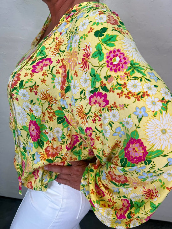 Belle Floral Blouse - Revel Boutique