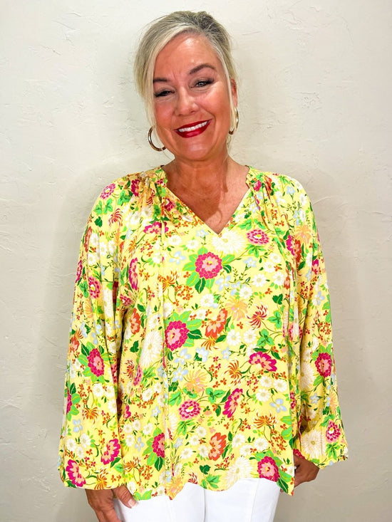 Belle Floral Blouse - Revel Boutique