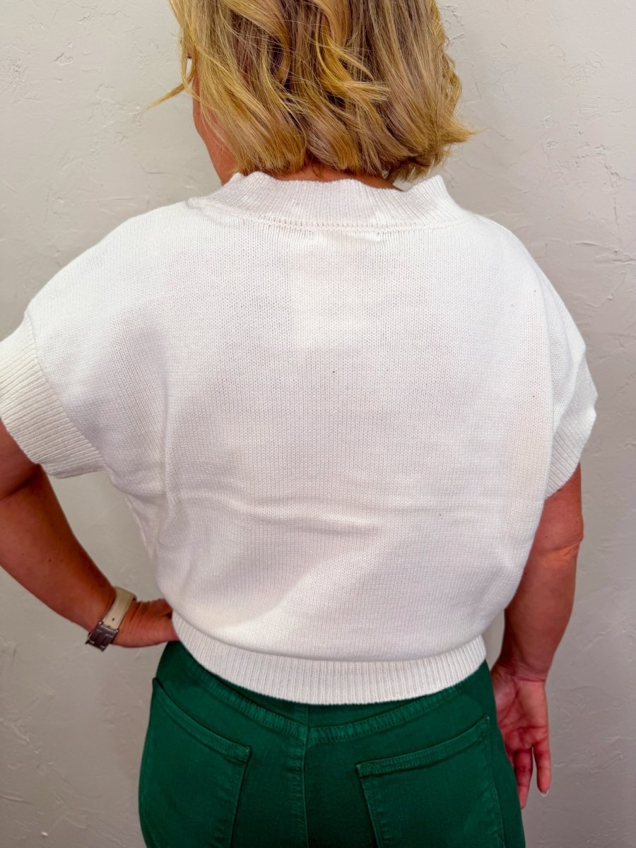 Berry Sweet Sweater - Cream - Revel Boutique