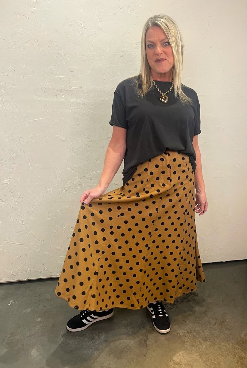 Betty Polkadot Maxi Skirt - Revel Boutique