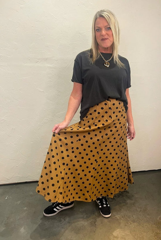 Betty Polkadot Maxi Skirt - Revel Boutique