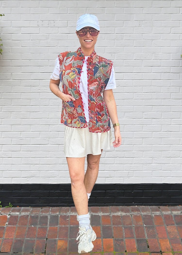 Bobby McGee | Daisy Velvet Vest - Revel Boutique