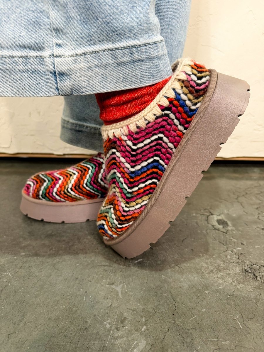 Brandi Knit Platform Mule - Revel Boutique