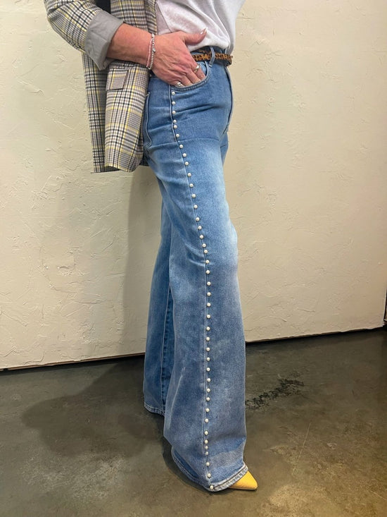 Britney Pearl Jeans - Revel Boutique