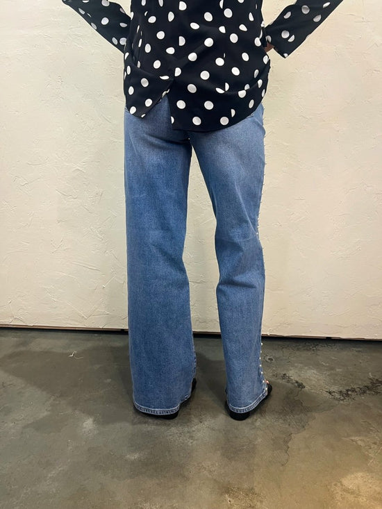 Britney Pearl Jeans - Revel Boutique