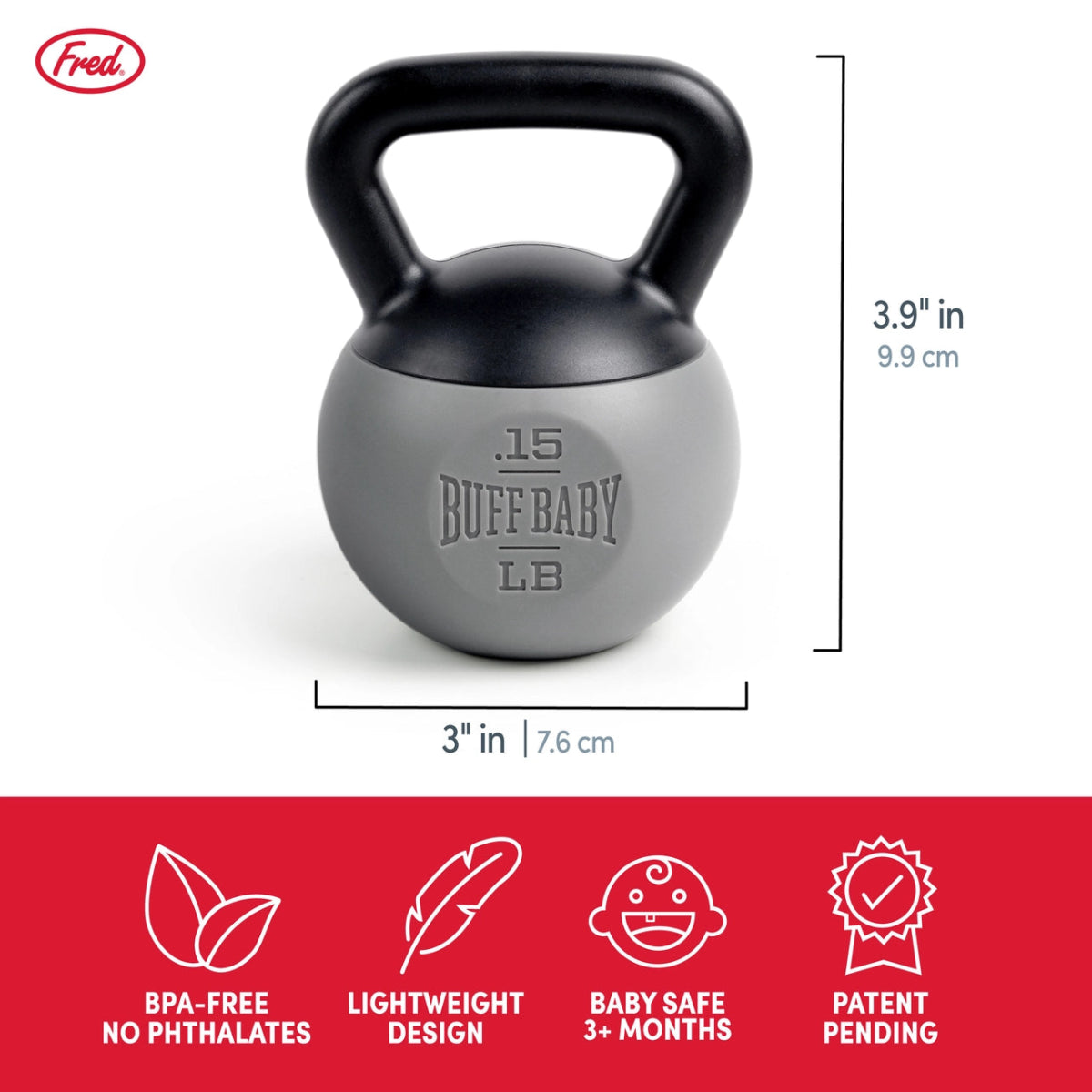 Buffy Baby Kettlebell Rattle - Revel Boutique