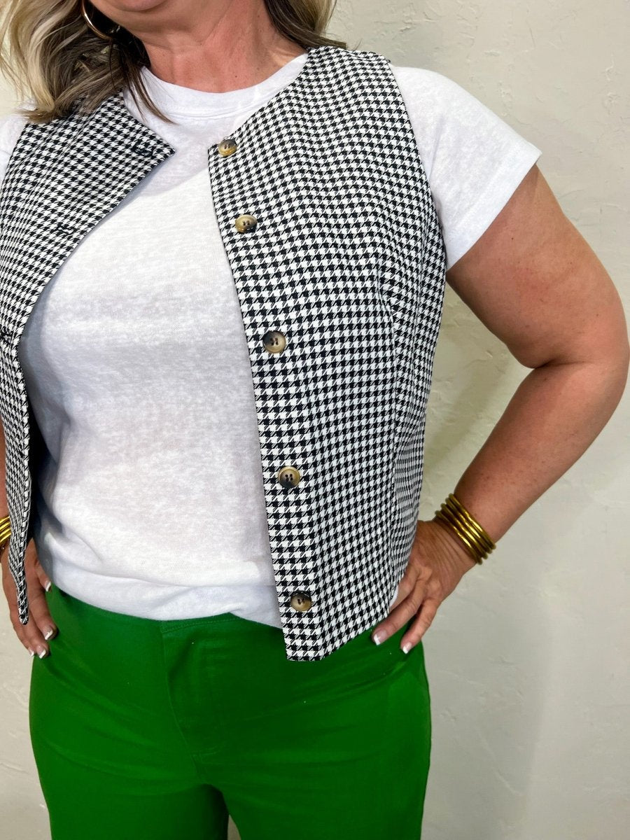 Busy Woman Vest - Black - Revel Boutique