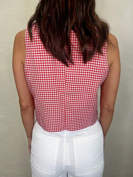 Busy Woman Vest - Red - Revel Boutique