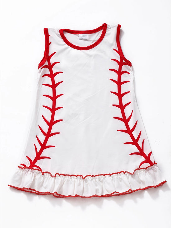 Play Ball Baby Baseball Dress