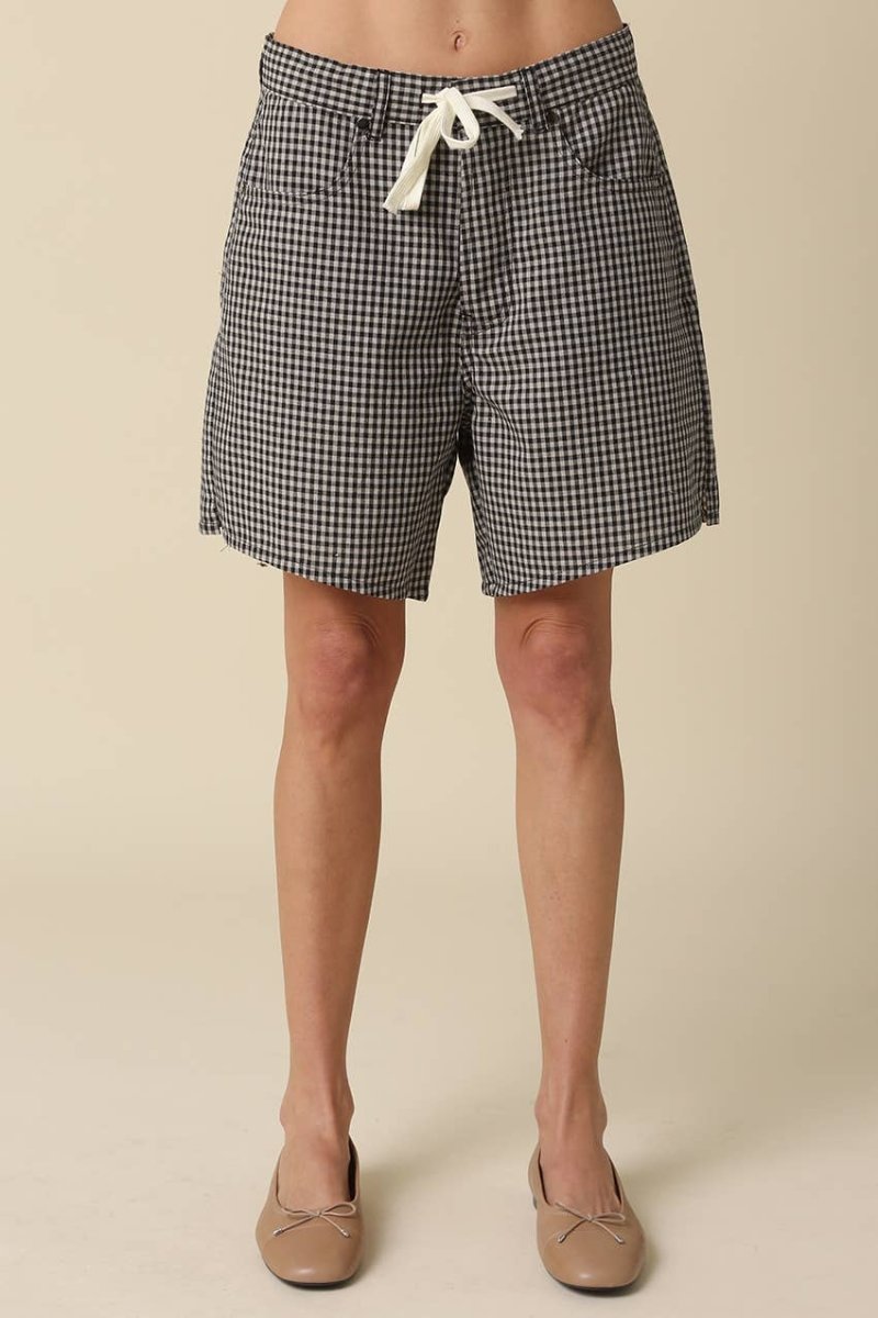 Cailyn Gingham Shorts L - Revel Boutique