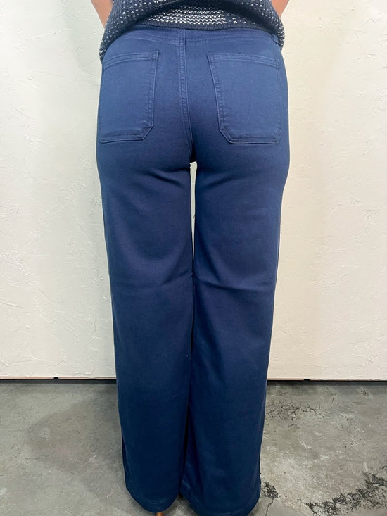 Cape Cod Mini Patch Pocket Jean - Navy - Revel Boutique