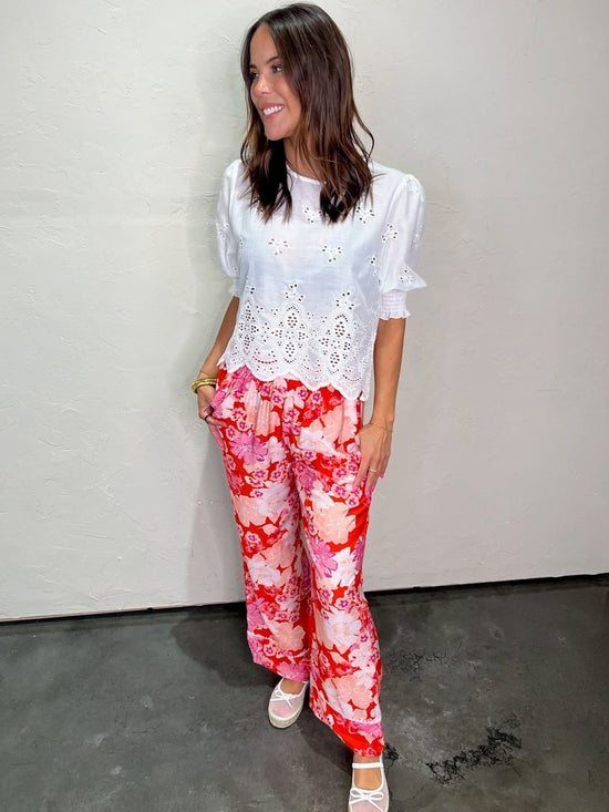 Cherry Blossom Pants - Revel Boutique