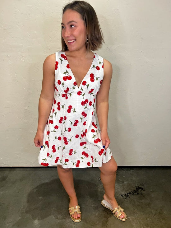 Cherry Much Mini Dress - Revel Boutique