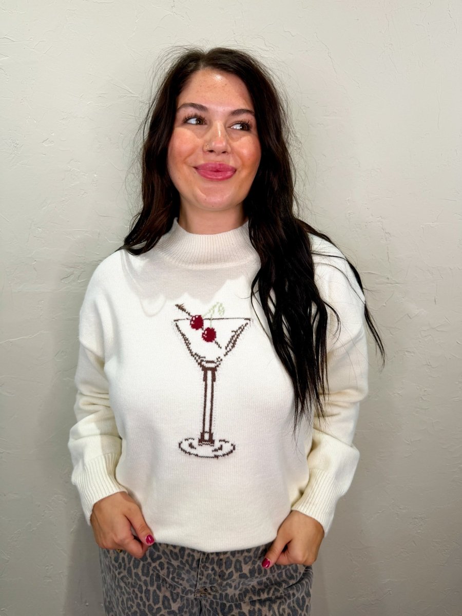 Cherry Tini Sweater - Revel Boutique