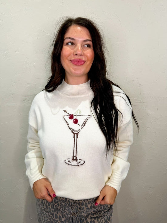 Cherry Tini Sweater - Revel Boutique