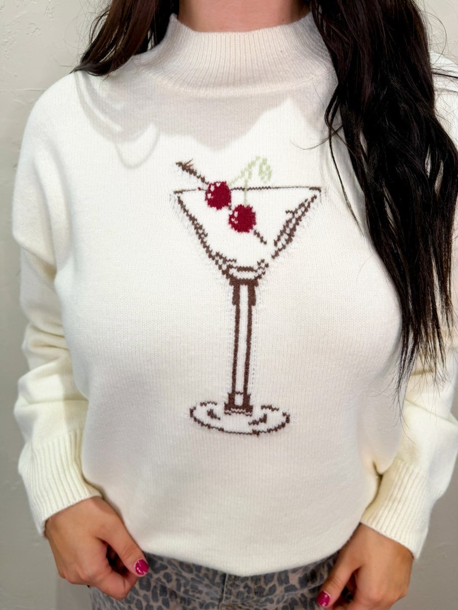 Cherry Tini Sweater - Revel Boutique