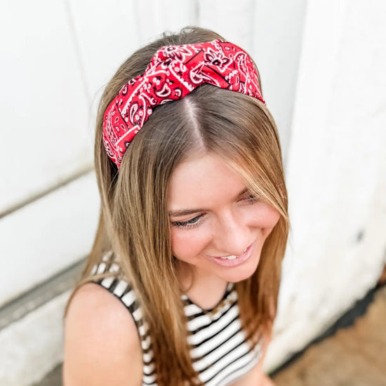 Chiefs Structured Headband - Revel Boutique