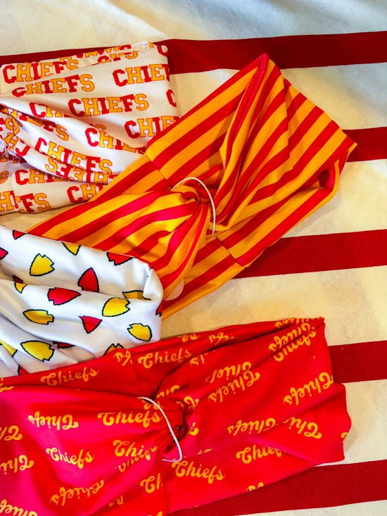 Chiefs Wrap Headband - Revel Boutique