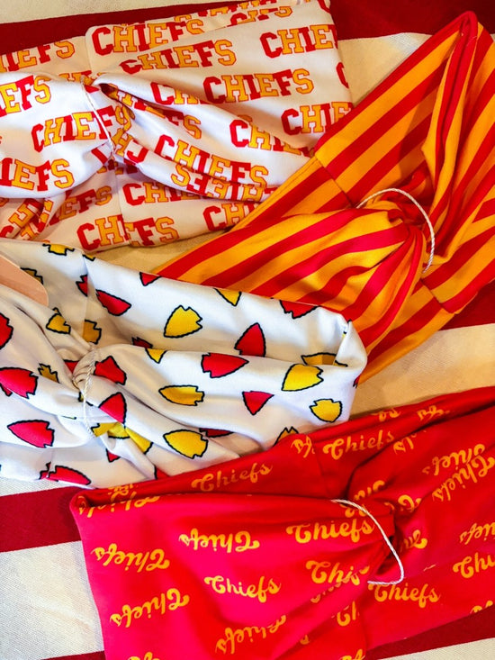 Chiefs Wrap Headband - Revel Boutique