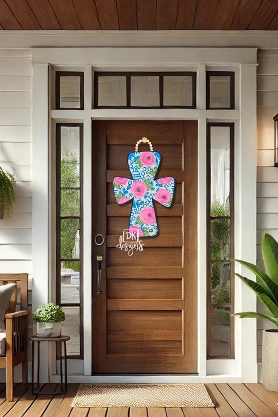 Chinoiserie Cross Large Door Hanger - Revel Boutique