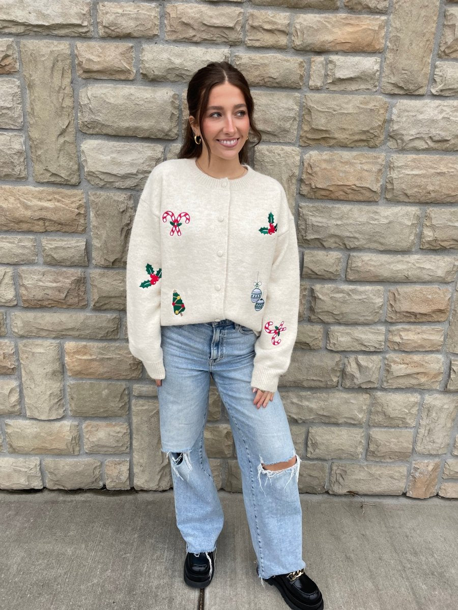 Christmas Cheer Cardi - Revel Boutique