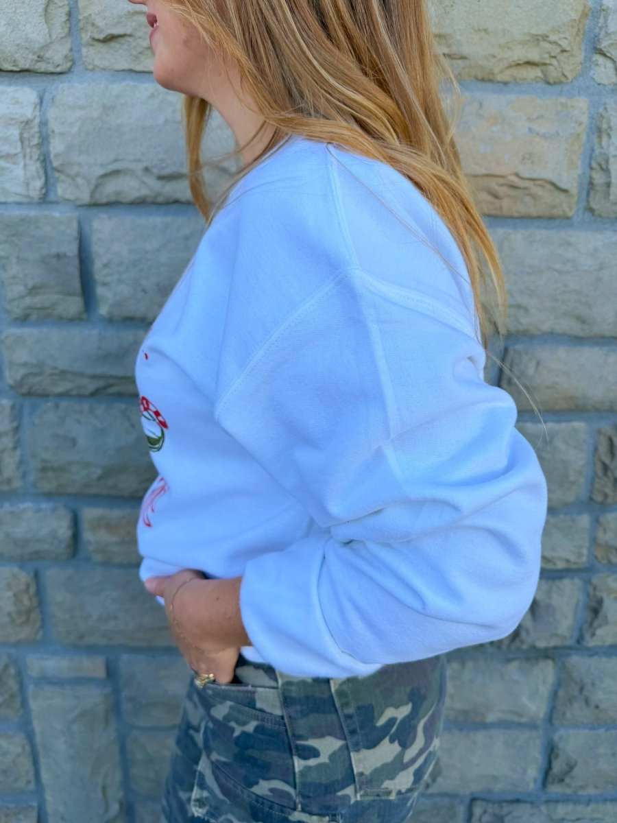 Christmas Please Sweatshirt - Revel Boutique