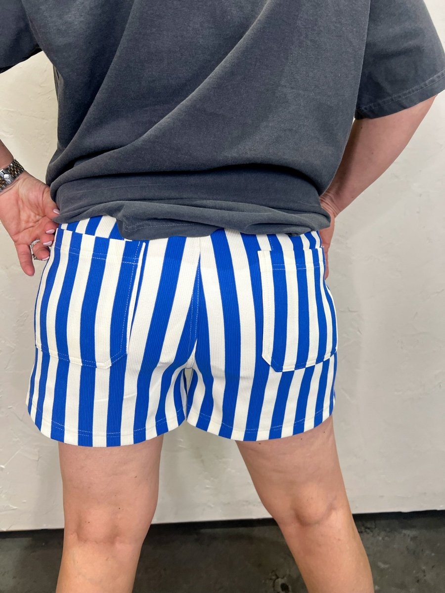 Colette Short - Royal Stripe - Revel Boutique
