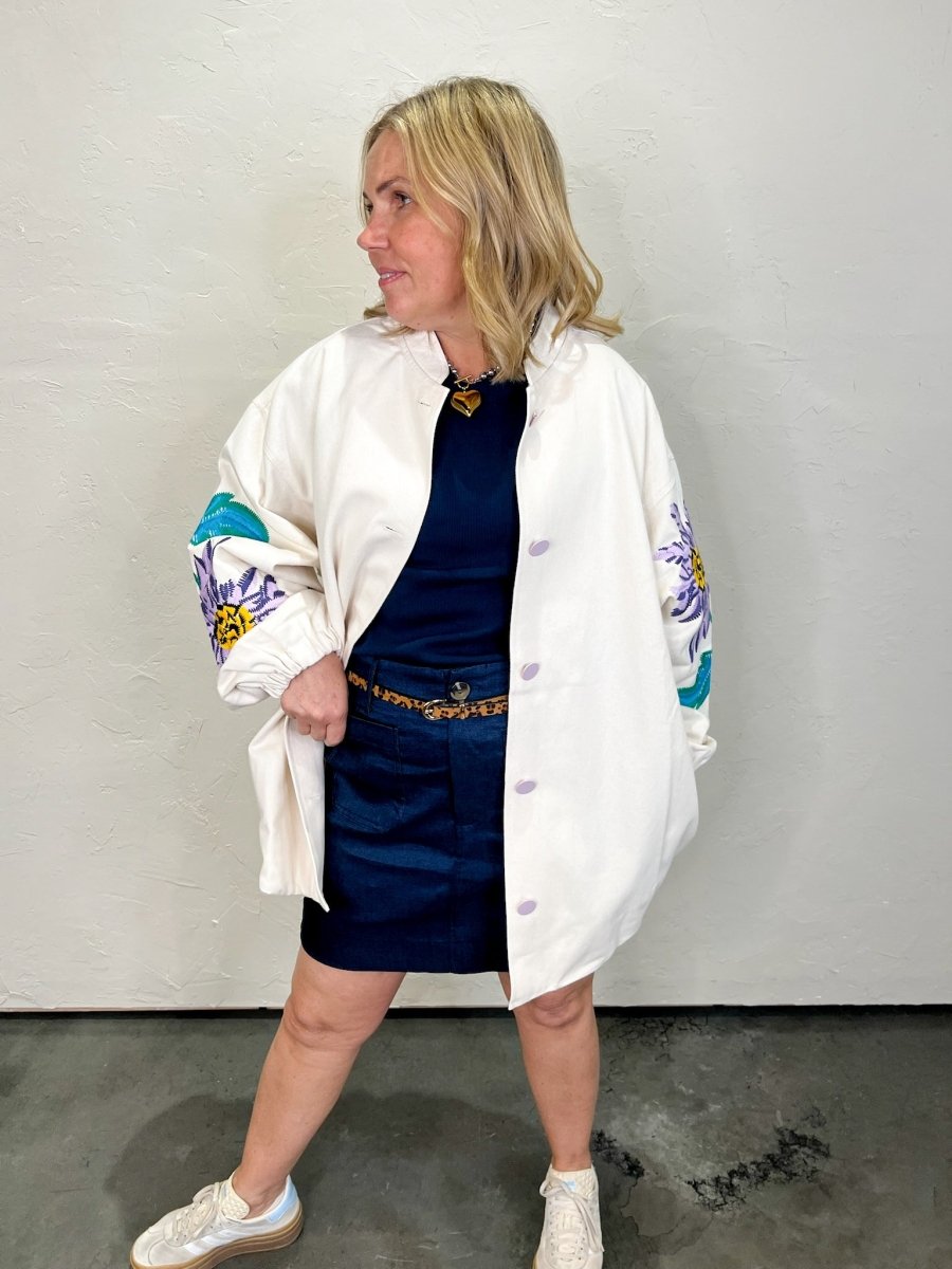 Colette Skirt - Indigo - Revel Boutique