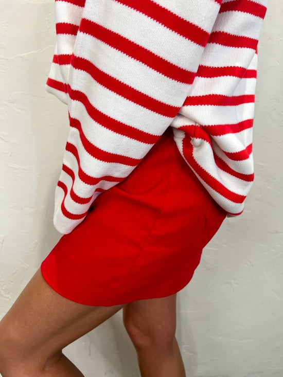 Colette Skirt - Red - Revel Boutique