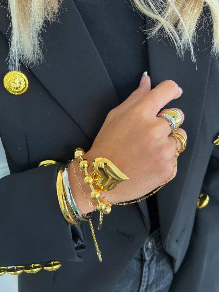 CSP: Bubble Heart Bracelet - Revel Boutique
